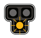 <p>Flashing yellow light</p>