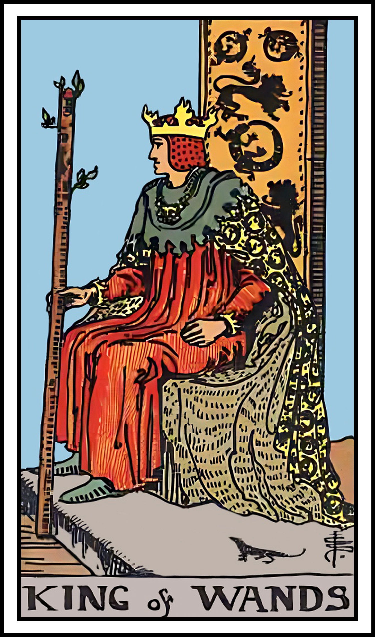 <p>king of wands</p>
