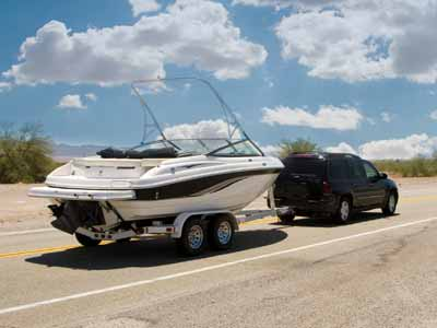 <p>When towing a trailer or boat, the driver of a motor vehicle isn’t permitted to carry these in the trailer or boat:</p>