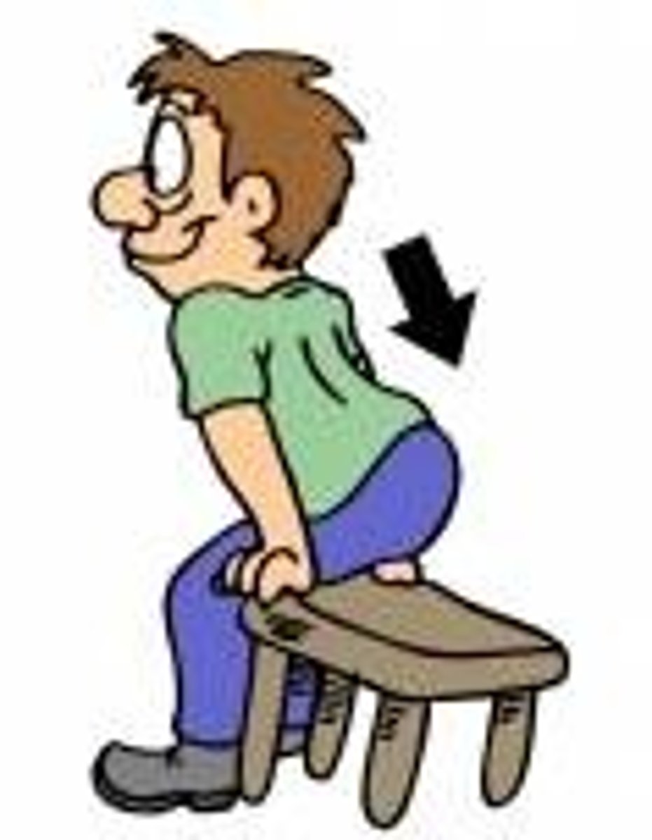 <p>You sit yourself down. (Tú)</p>