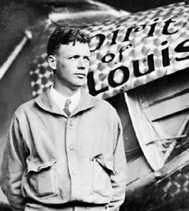 <p>The first man to fly solo across the Atlantic Ocean.</p>