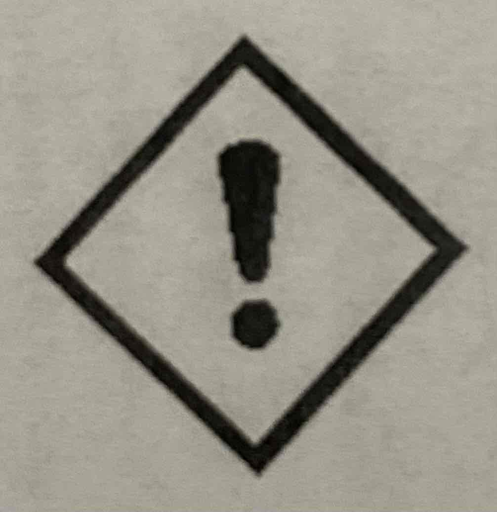 <p>Exclamation mark</p>