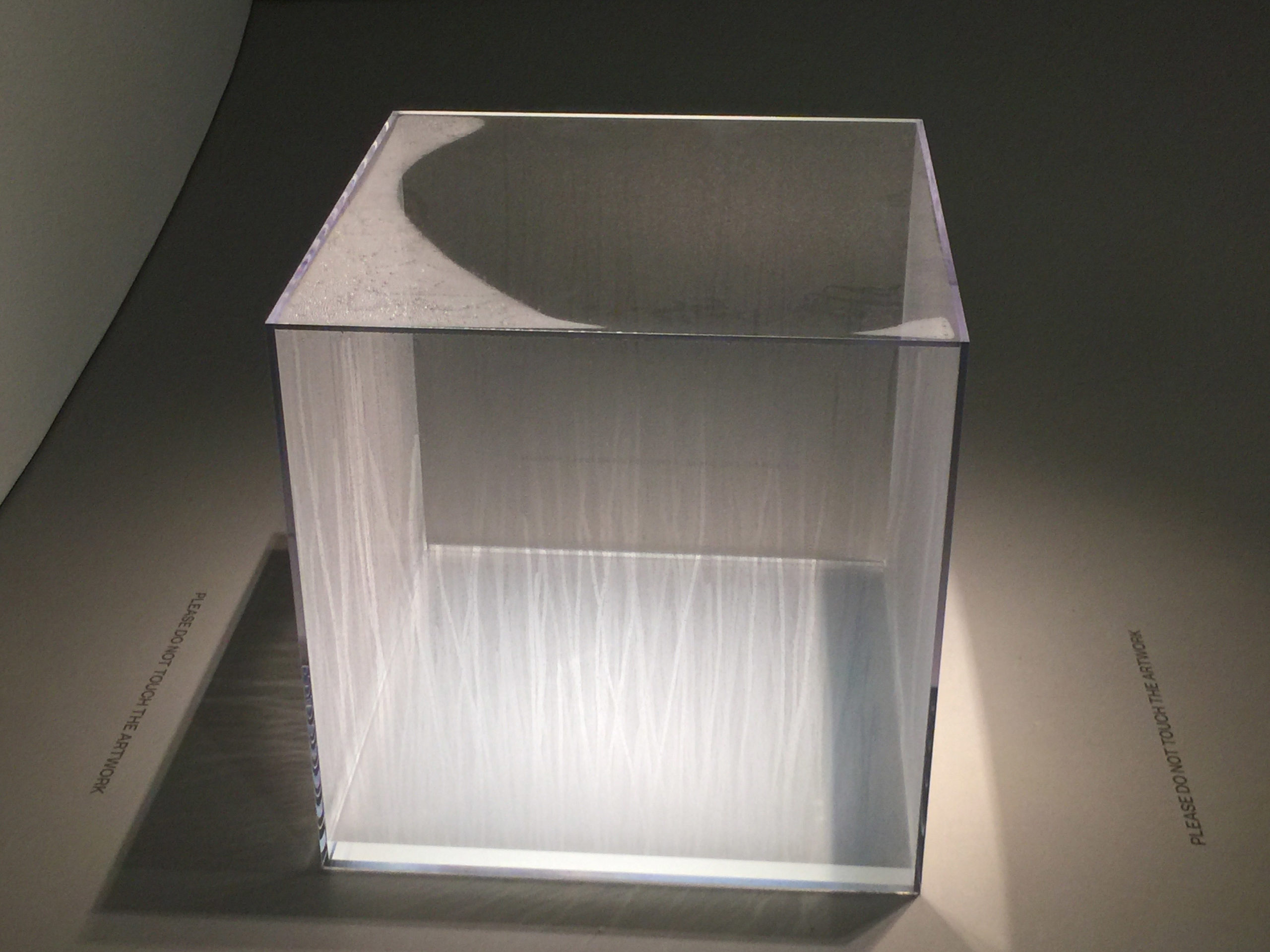 <p>“Condensation Cube” Hans Haacke, 1963</p>