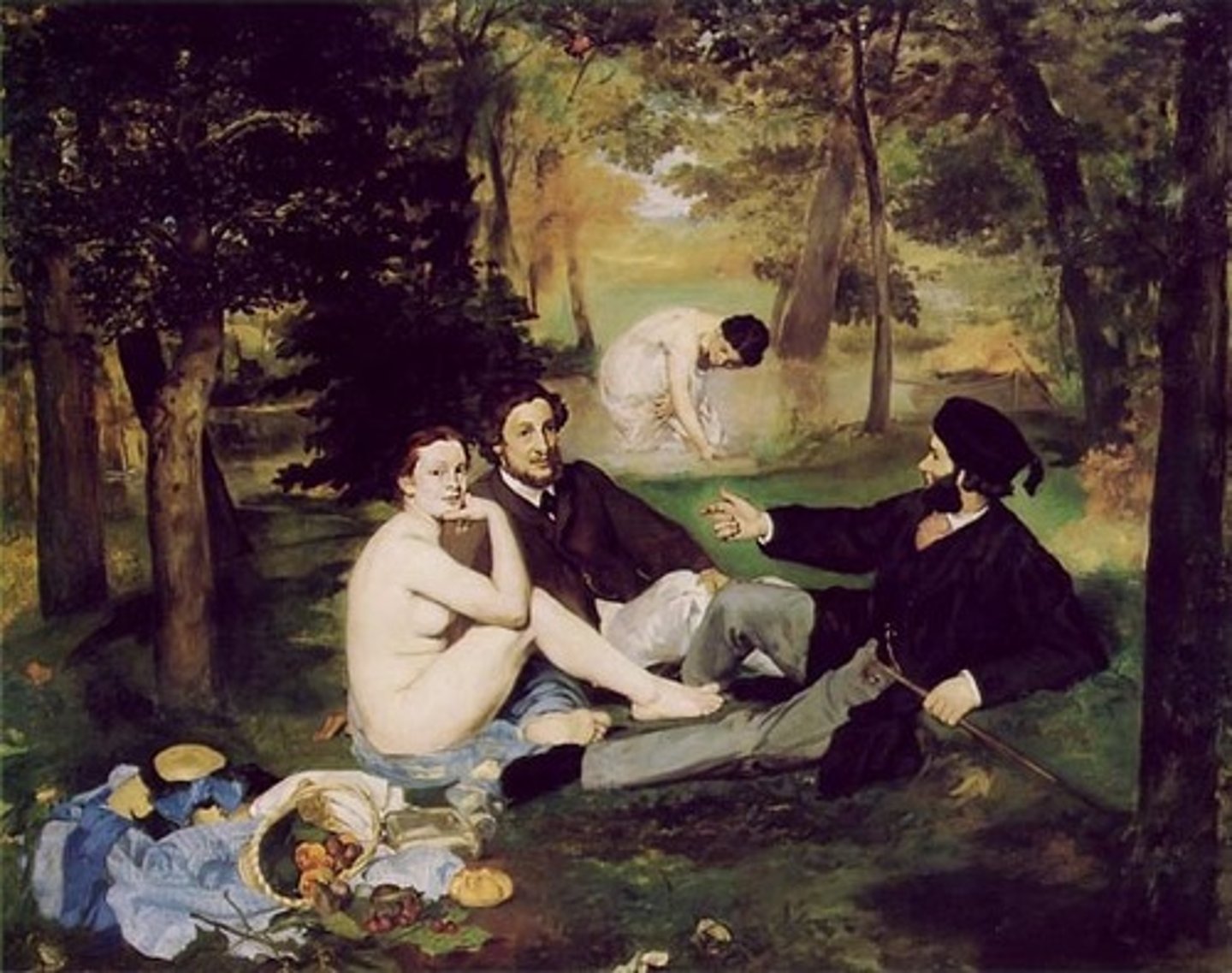 <p>MANET, Le Déjeuner sur l'Herbe (Luncheon on the Grass), 1863</p>