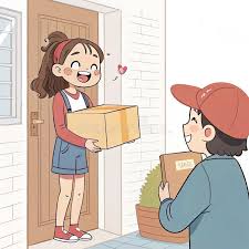 <p>He received</p><p>Mila received a new shirt.</p>