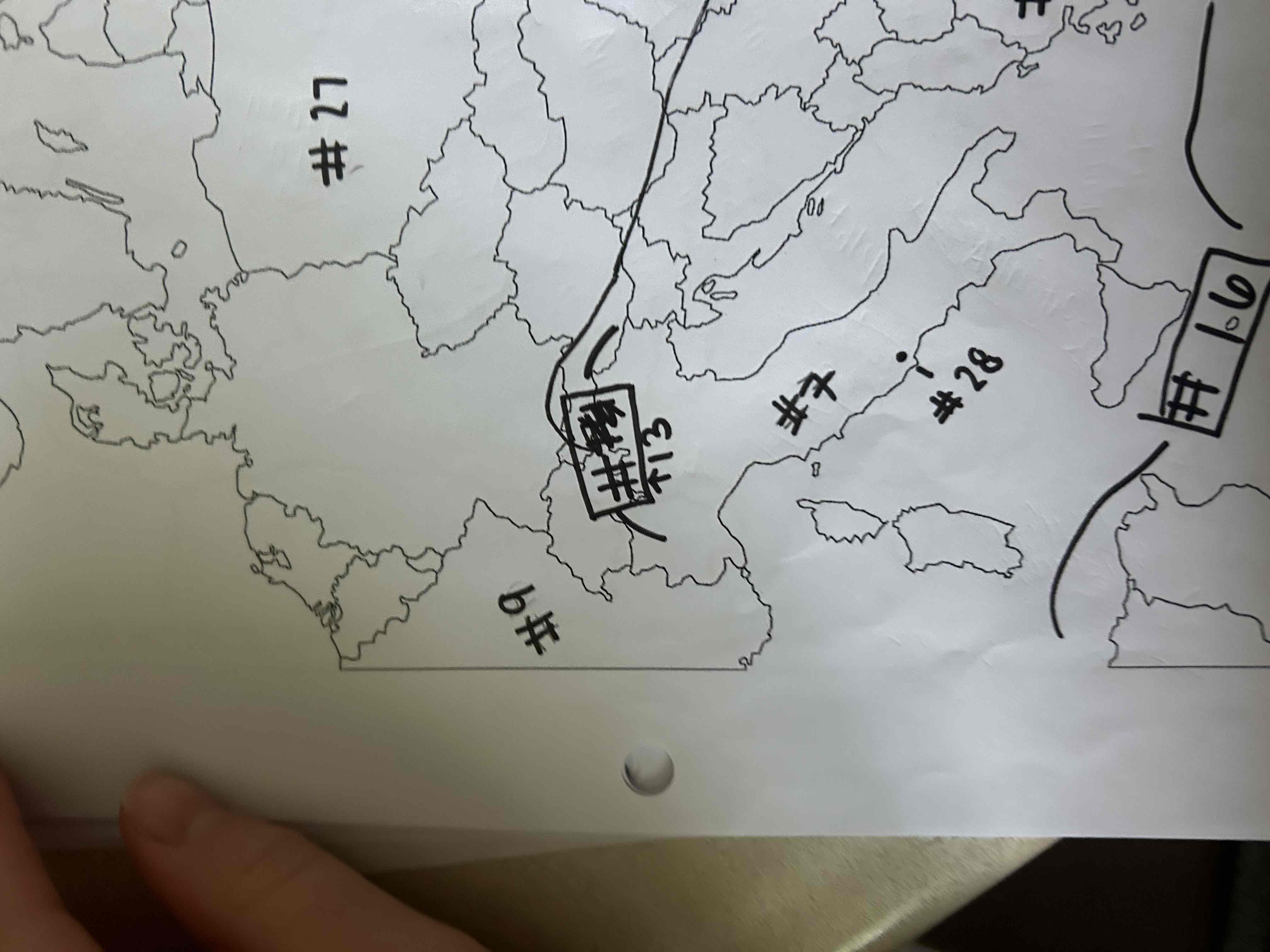 <p>What country is number 28</p>