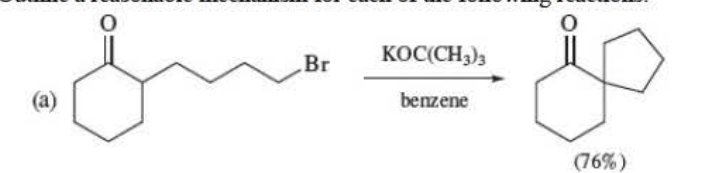 <p>Outline a reasonable mechanism</p>