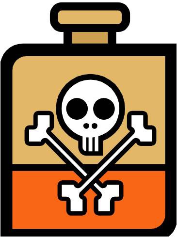 adj. extremely poisonous; full of malice; spiteful