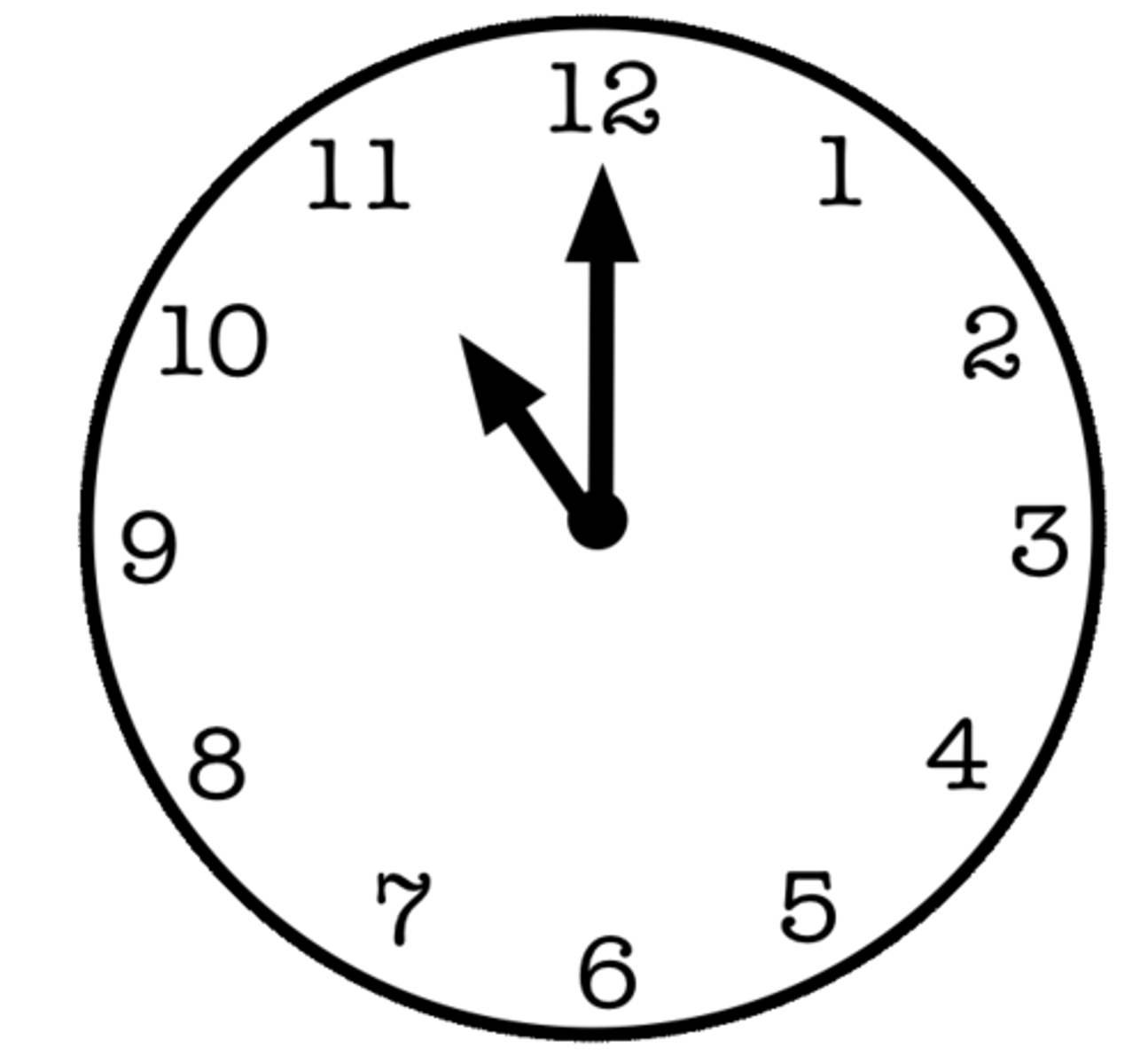 <p>à 11 heures</p>