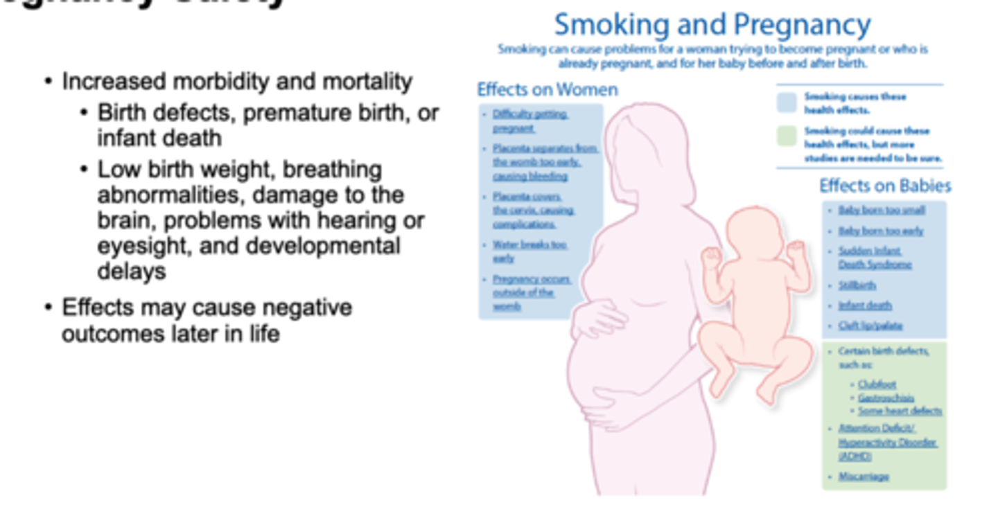 <p>True: risk of smoking are greater than risk of the medications however the safest intervention is behavioral therapy </p>