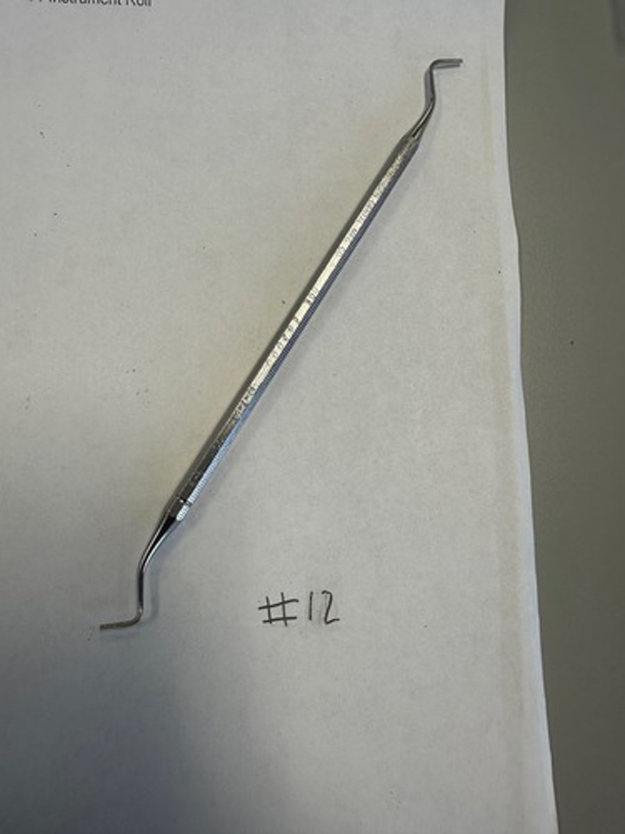 <p>Are used to cut enamel and smooth the walls and floors of the tooth preparation (hand manual cutting instruments)</p>