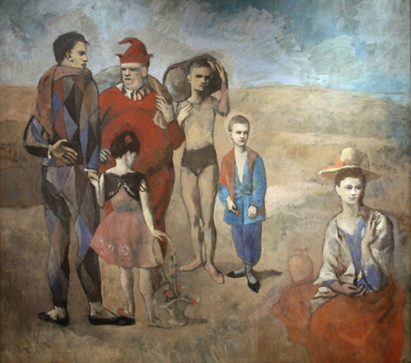 <p>PICASSO, Family of Saltimbanques,</p><p>1905.</p>