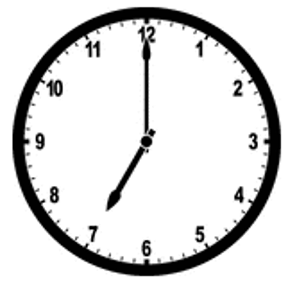 <p>het is 19:00 uur</p>