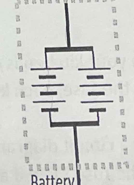 <p>If each cell is 1.5 volts and has a capacity of 200mAh, what would the total voltage and total capacity of the battery be?</p>