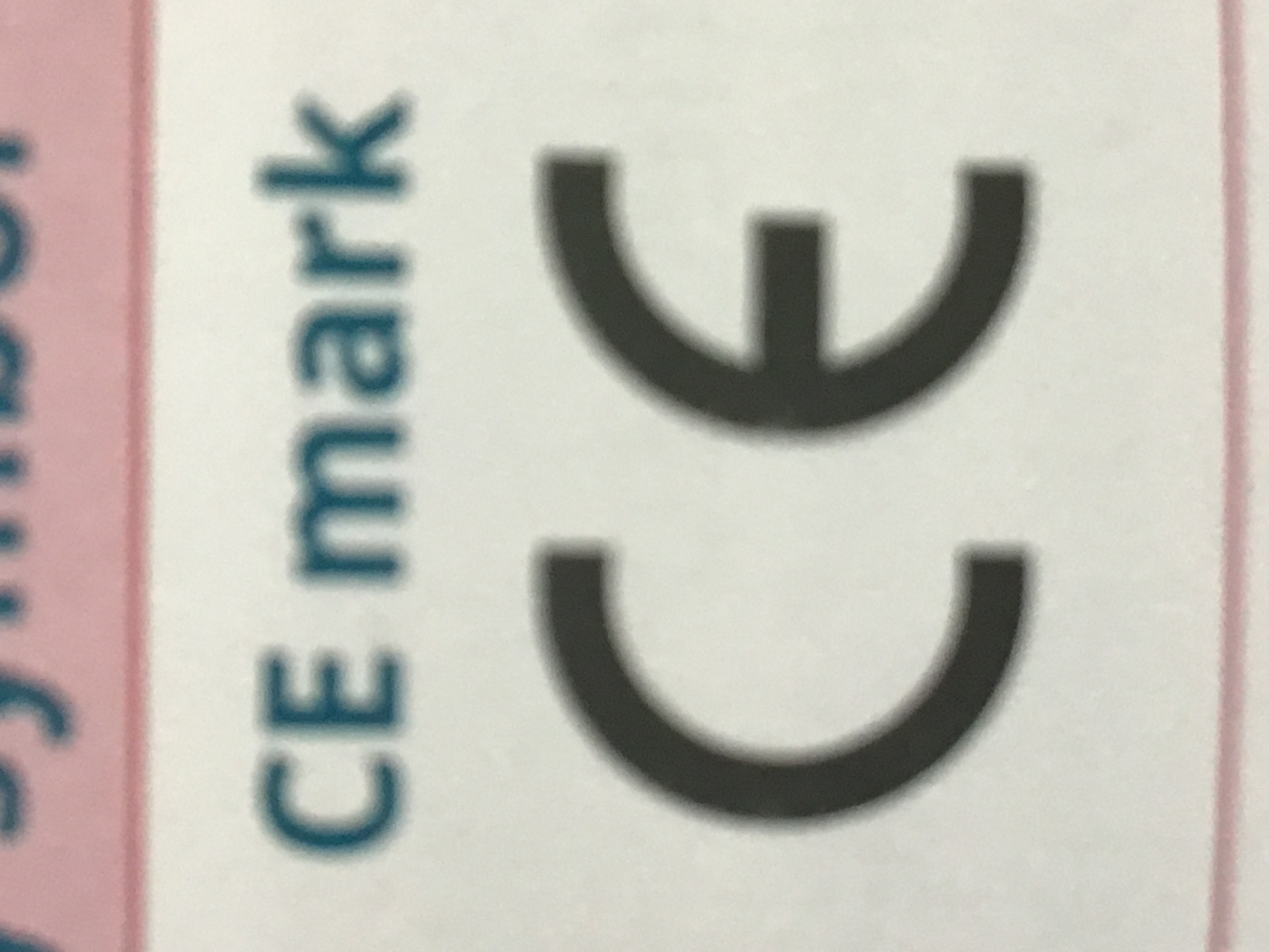 <p>CE mark </p>