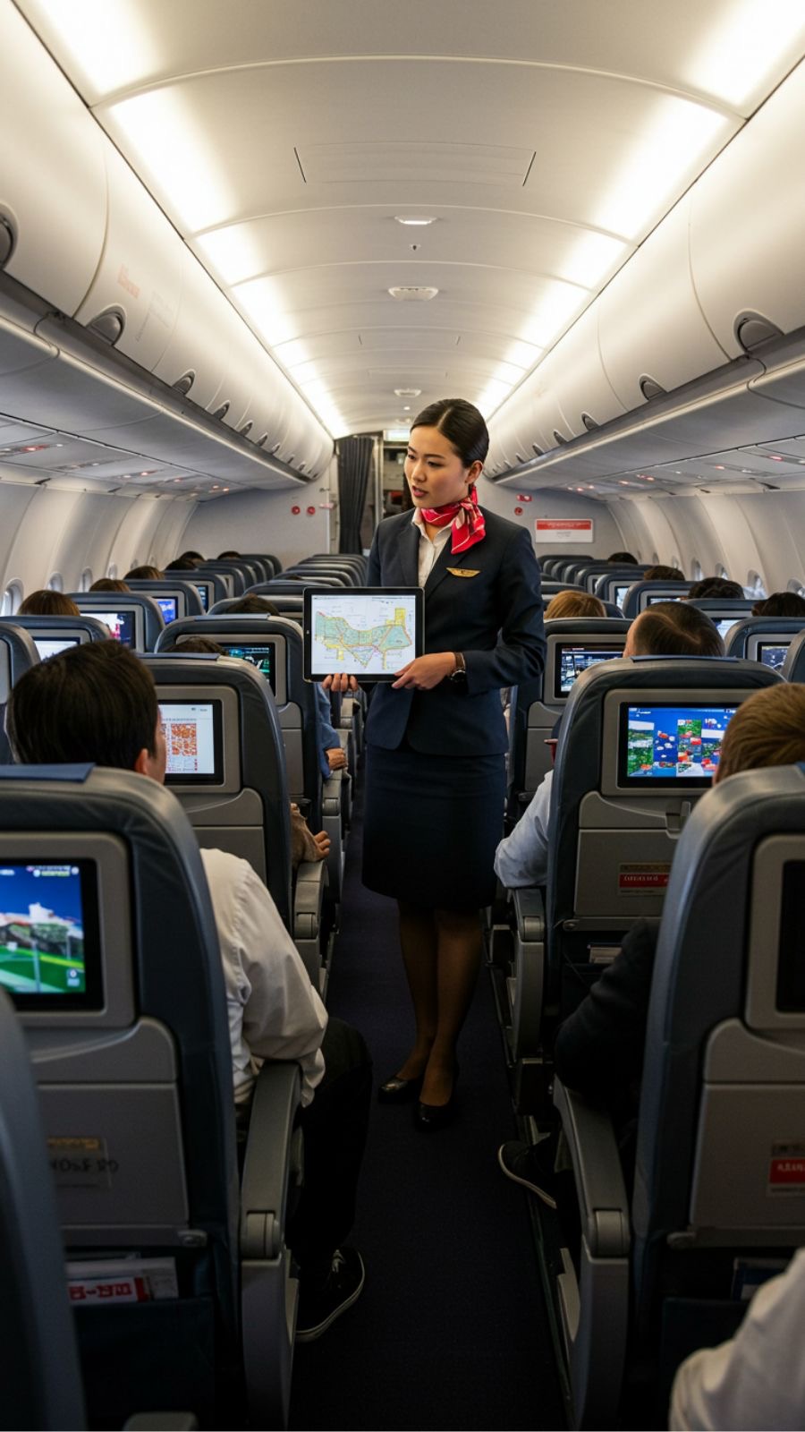 <p>flight attendant </p>