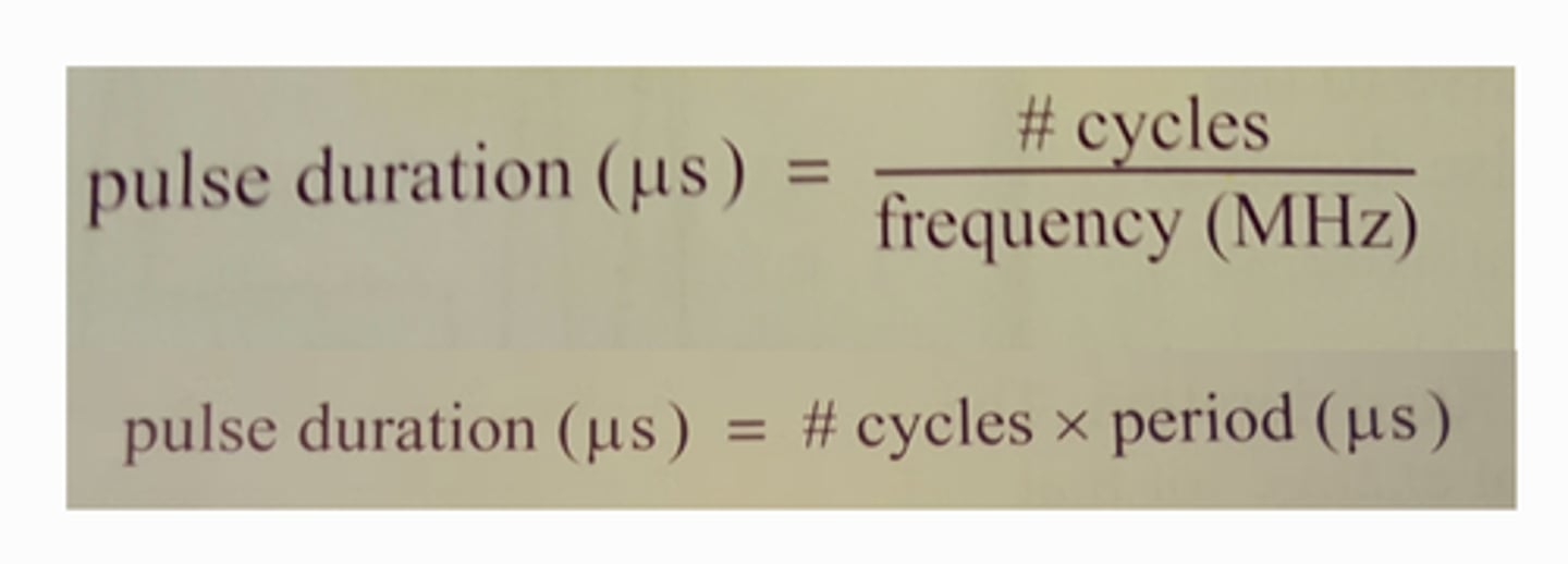 <p>number of cycles divided by frequency</p>