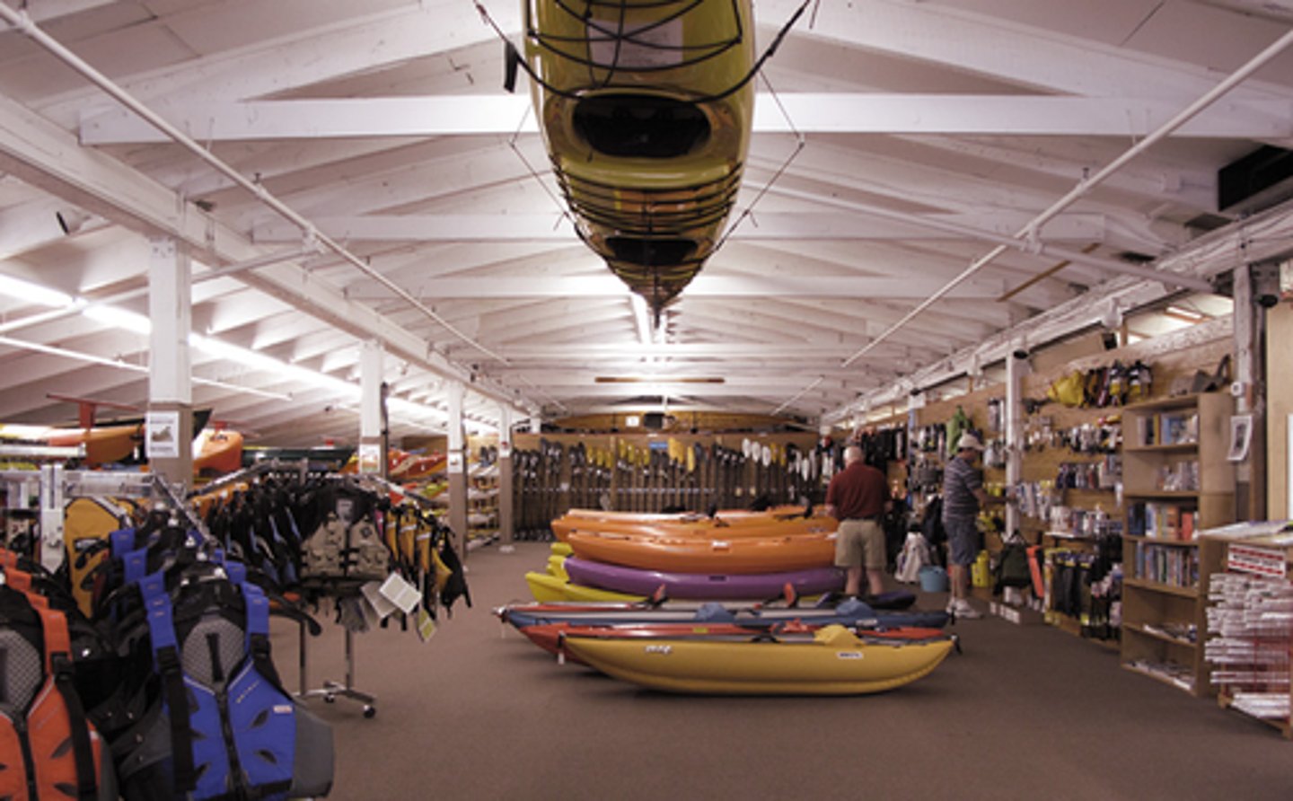 <p>sporting goods department</p>