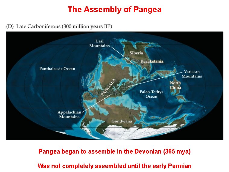<p>assembly/dissasembly of pangea</p>