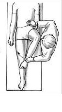 <p>What is the normal range of motion for this action?<span><span><br>A) 75 degrees</span></span></p><p><span><span>B) 50 degrees</span></span></p><p><span><span>C) 20 degrees</span></span></p><p><span><span>D) 15 degrees</span></span></p>