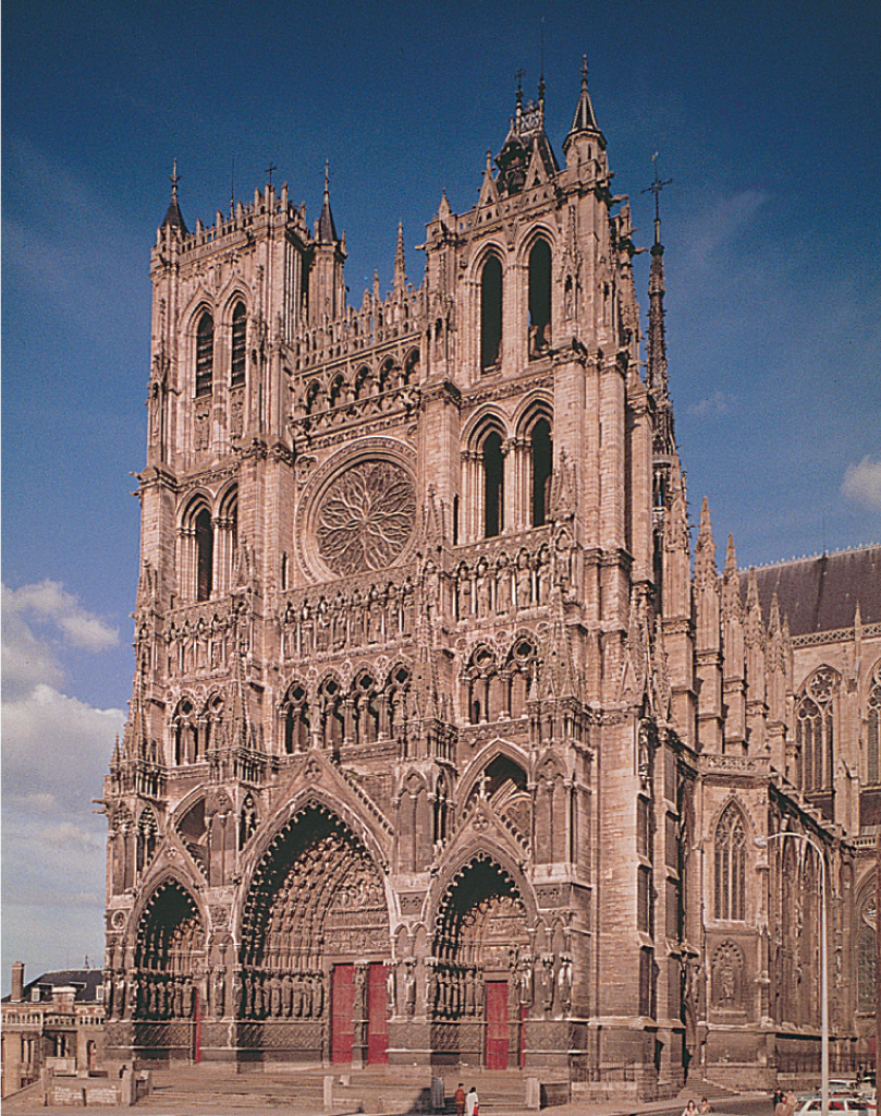 <p>la cathédrale d’Amiens</p>