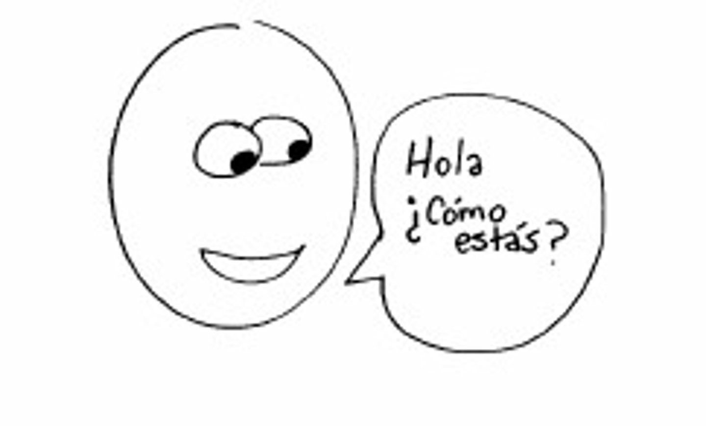 <p>speak, talk</p>