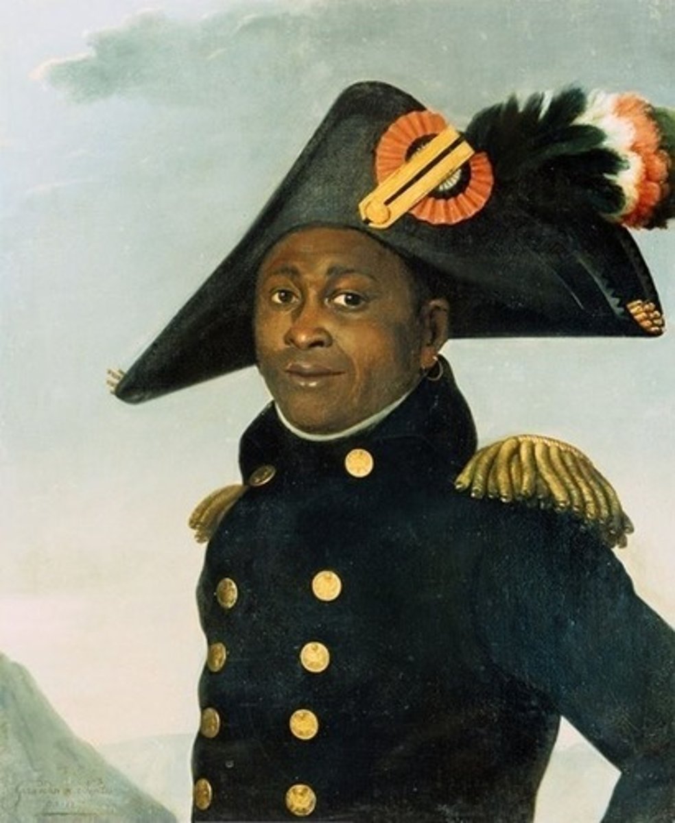 <p>was a former slave who led the successful Haitian Revolution against French colonial rule, establishing the first Black republic in 1804.</p>