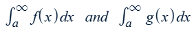 <p>Comparison test for improper integrals</p>
