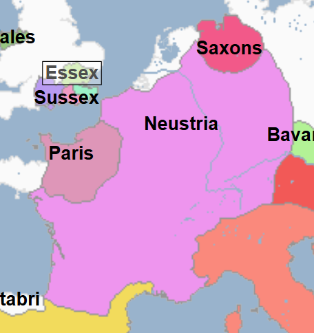 <ul><li><p>Merovingian King of the Franks at Soissons</p></li><li><p>Conquered Thuringia in 531 </p></li><li><p>Conquered and annexed the Kingdom of Burgundy in 534 </p></li><li><p>He eventually became sole king of the Franks </p></li><li><p>Died at Compiegne, where the Frankish Kingdom was divided again between his four sons </p></li></ul><p></p>