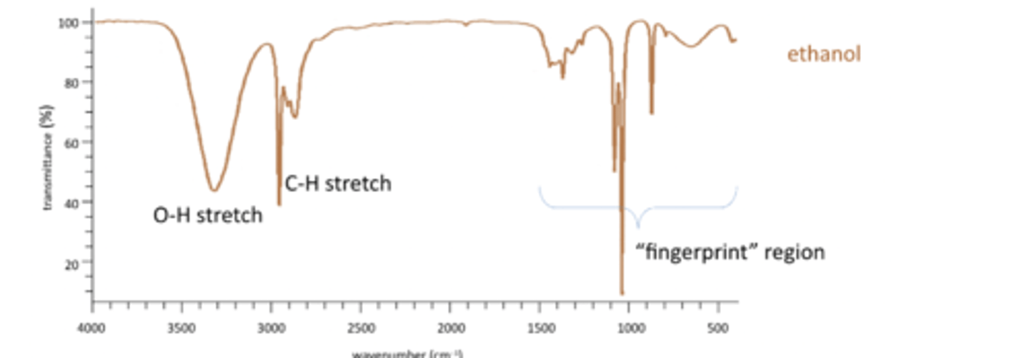 <p>Common peaks include C-H stretch, O-H stretch, N-H bend, C=O stretch, N-H sretchand 'fingerprint' region.</p>