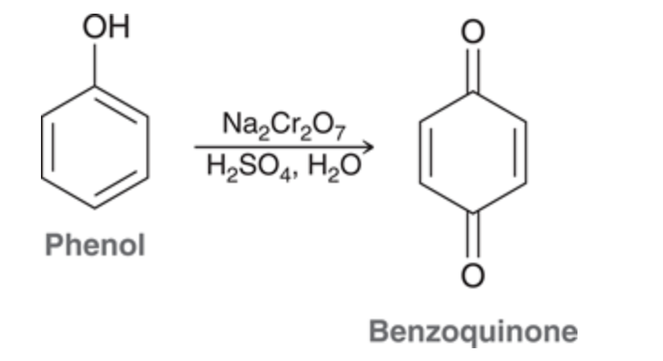 <p>phenol can undergo oxidation more readily than primary and secondary alcohols</p>