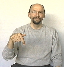 <p>point down</p>