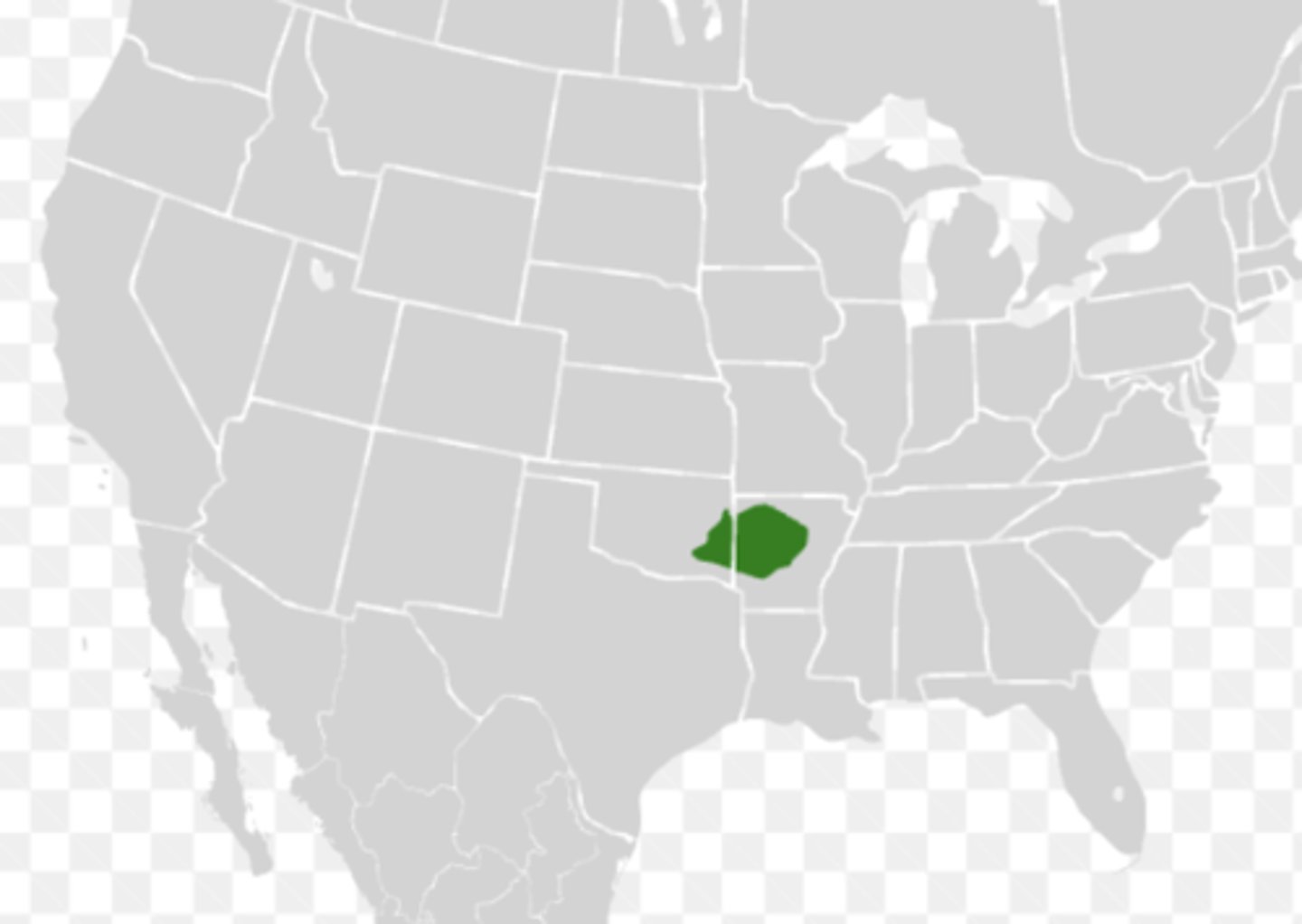 <p>mountain range- Missouri, Arkansas, Oklahoma</p>