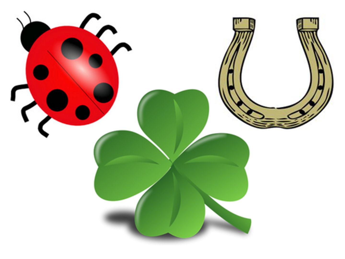 <p>to be lucky</p>