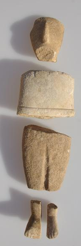 <p>naam object + periode/datum</p>