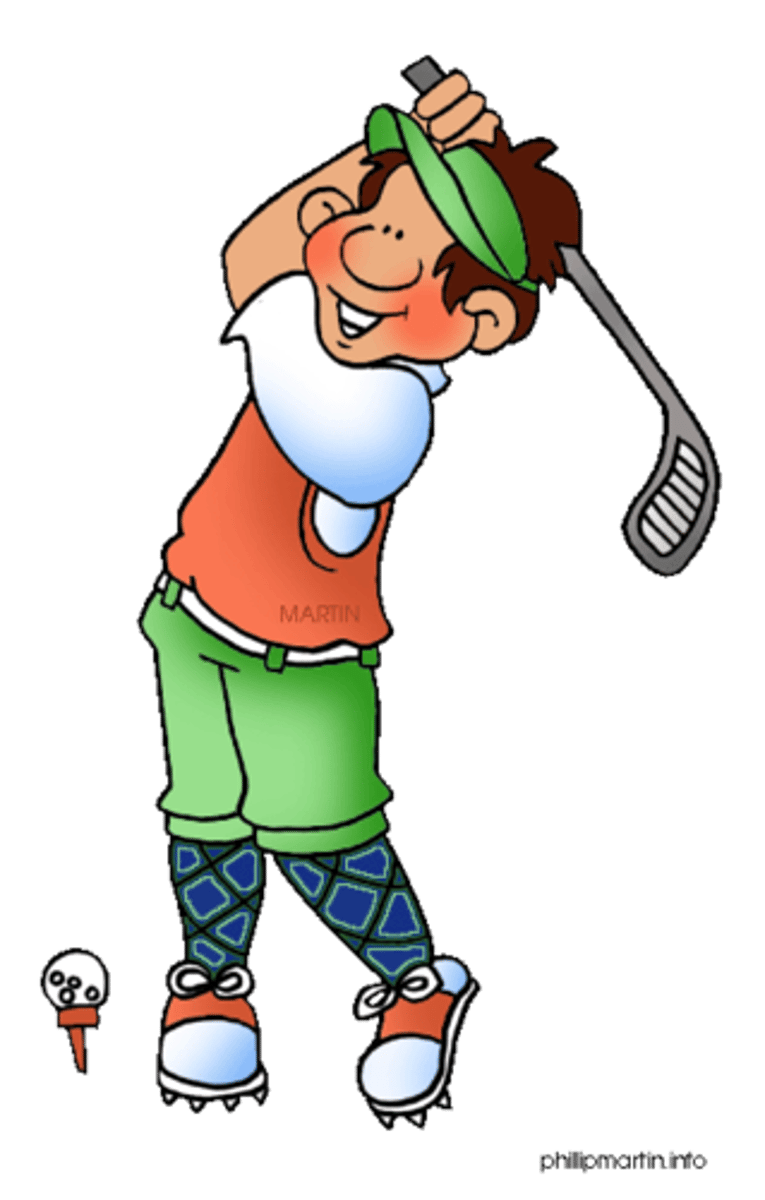 <p>jugar al golf</p>