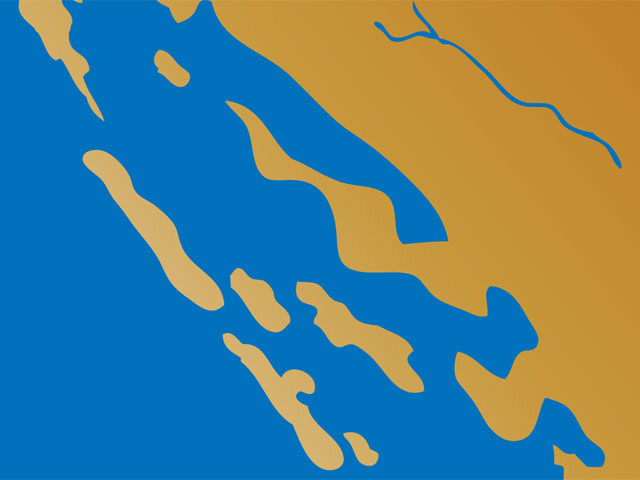 <p>tip obale, ki poteka vzporedno s slemenitvijo in je ugoden za razvoj množičnega turizme, vendar manj primeren za plovbo tovornih ladij</p><p></p><p>npr. vzhodna jadranska obala (Hrvaška)</p>