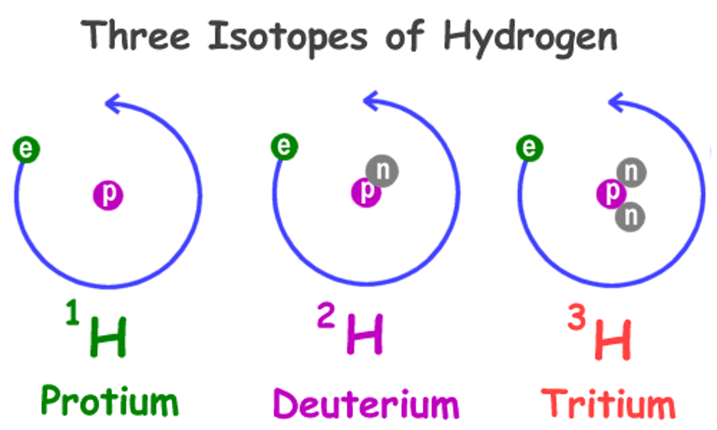 <p>(D) Isotopes</p><p>Isotopes are similar in atomic number but different in terms of their atomic mass, due to differing numbers of neutrons.</p>
