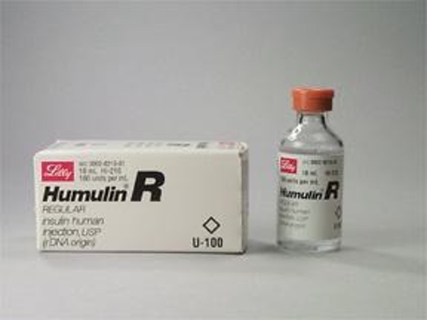 <p>Neutral regular human insulin (Humulin R) and NPH human insulin (Humulin N).</p>