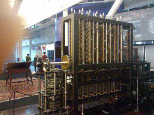 <p>a mechincal calulator that was designed to automatically calculate and print polynomial functions and numerical tables.</p>