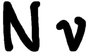 <p>Ν ν</p>