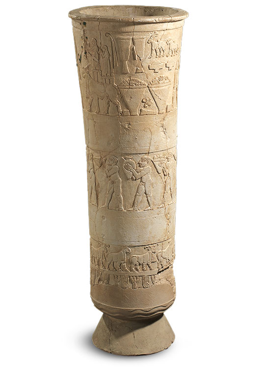 <p><span>Uruk vase c. 3200 BCE</span></p>