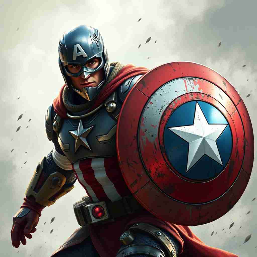 <p>Steve Rogers throwing his shield (sir)</p>