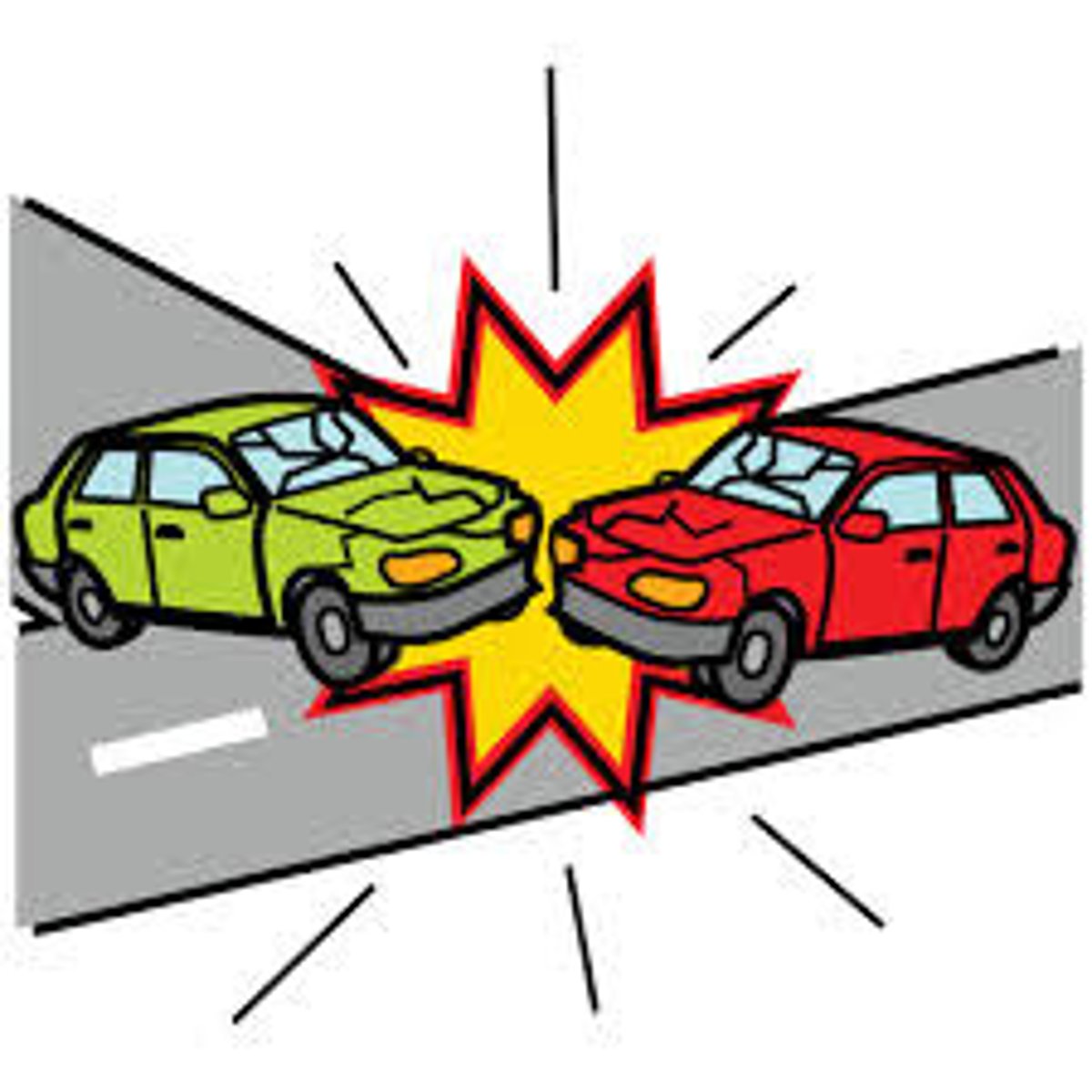 <p>sucede cuando te encuentras con algo de forma violenta.</p>