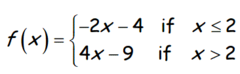 Find f(4)