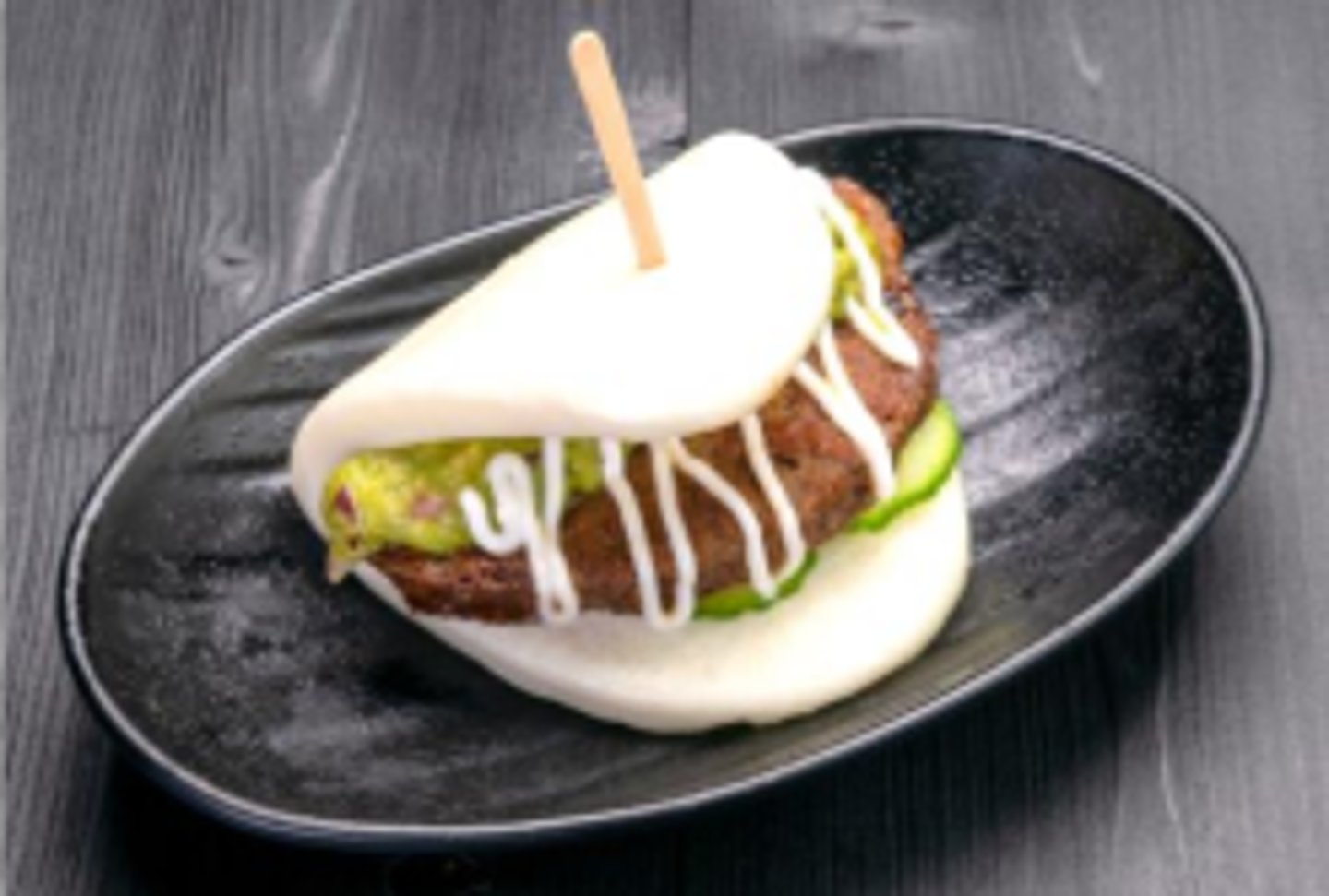 <p>Steamed bun, Impossible meat, Guacamole, Cucumber, Vegan mayo</p>