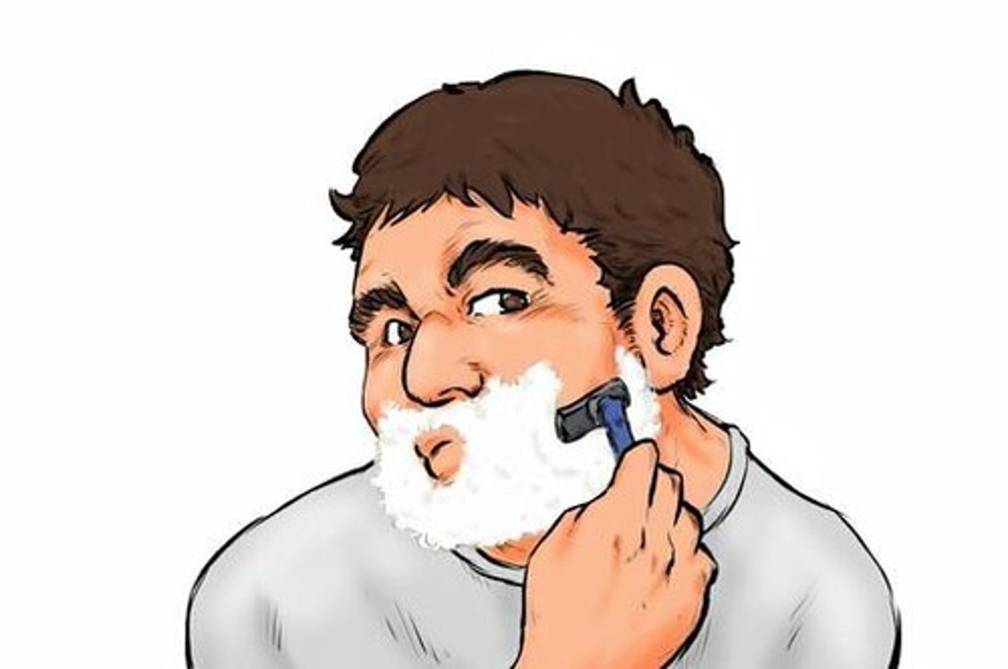 <p>to shave your (face /legs)</p>