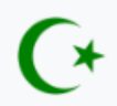 <ul><li><p>Used as the flag of the Ottoman Empire from 1844.</p></li><li><p>Initially not directly associated with Islam but became linked to the faith over time.</p></li><li><p>Gradual association with Islam due to its widespread use in the decorations of Ottoman mosques in the late 19th century.</p></li><li><p>Occasionally adopted as an emblem by Islamic organizations, such as the All-India Muslim League in 1940 (later becoming the Flag of Pakistan).</p></li><li><p>Also adopted by the US American Nation of Islam in the 1970s.</p></li></ul>