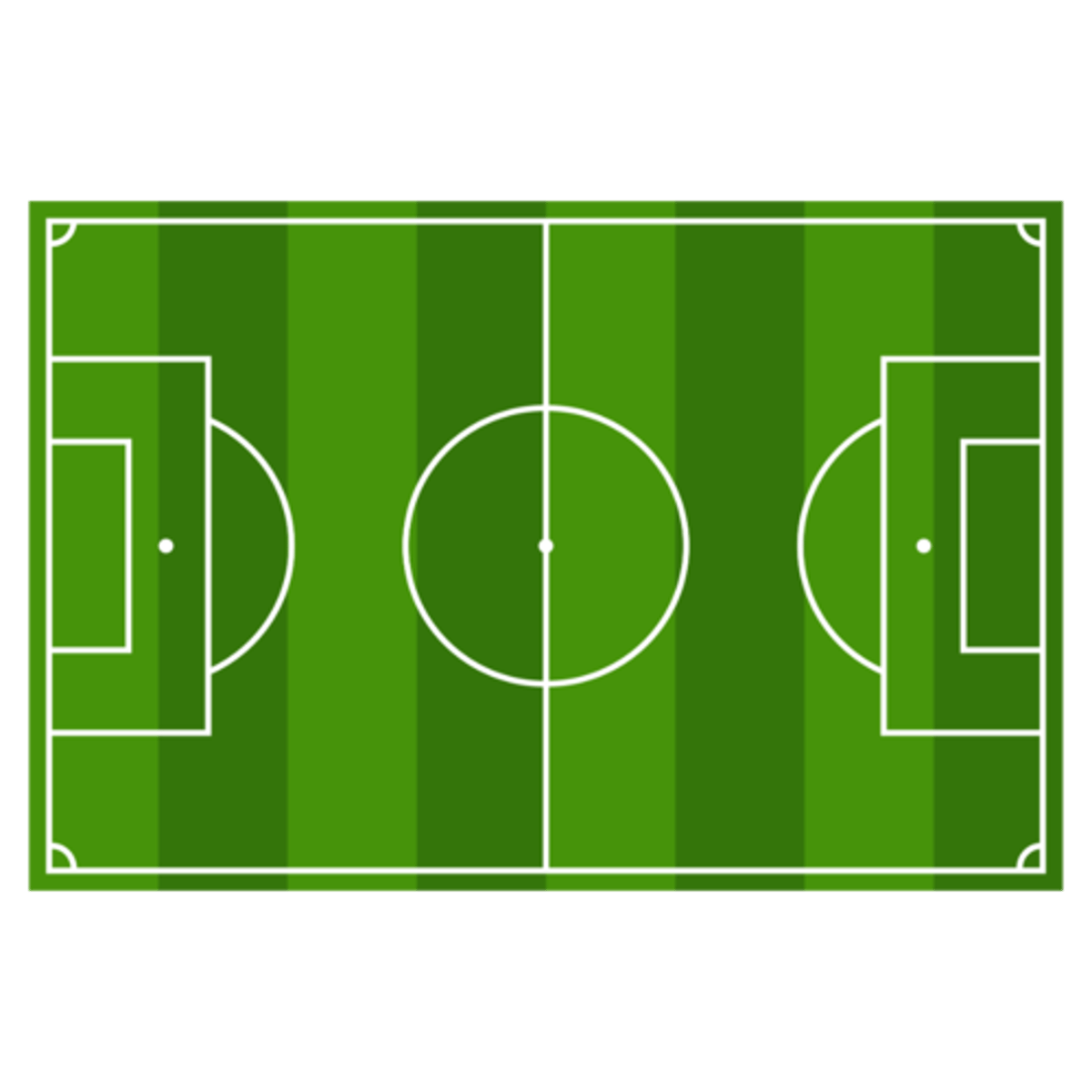 <p>the grassy area where the football match is played</p>