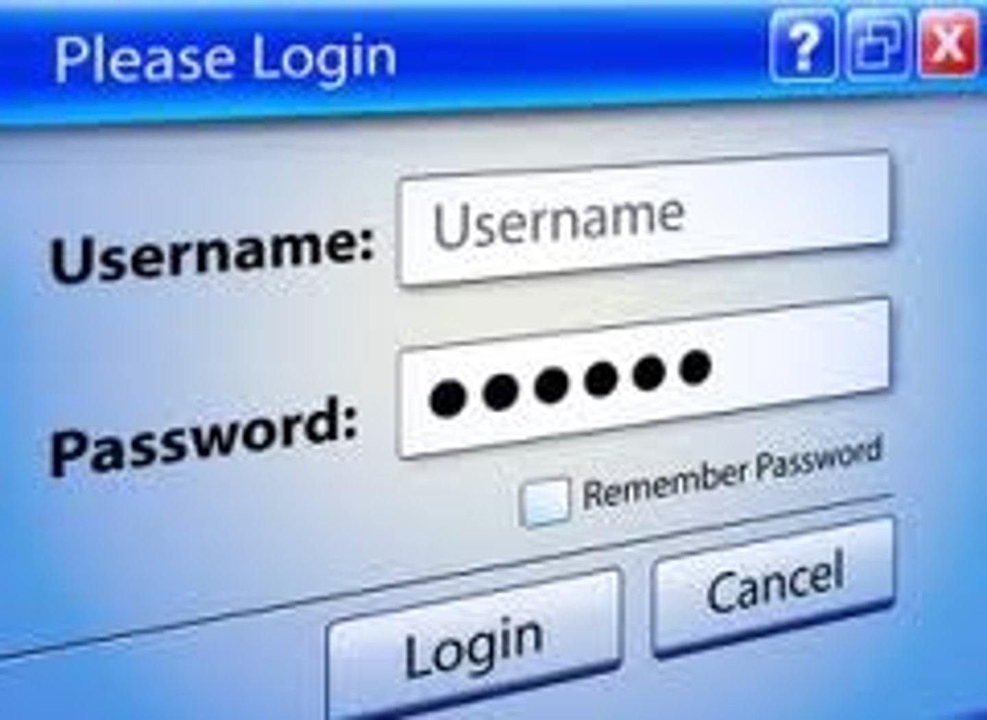 <p>log-in, username</p>